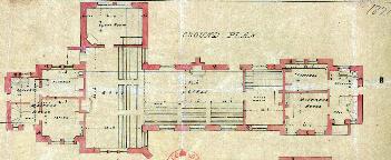 AD3865-1 Saint Andrews School plan about 1870